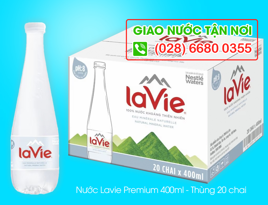 Nước Lavie Premium 400ml